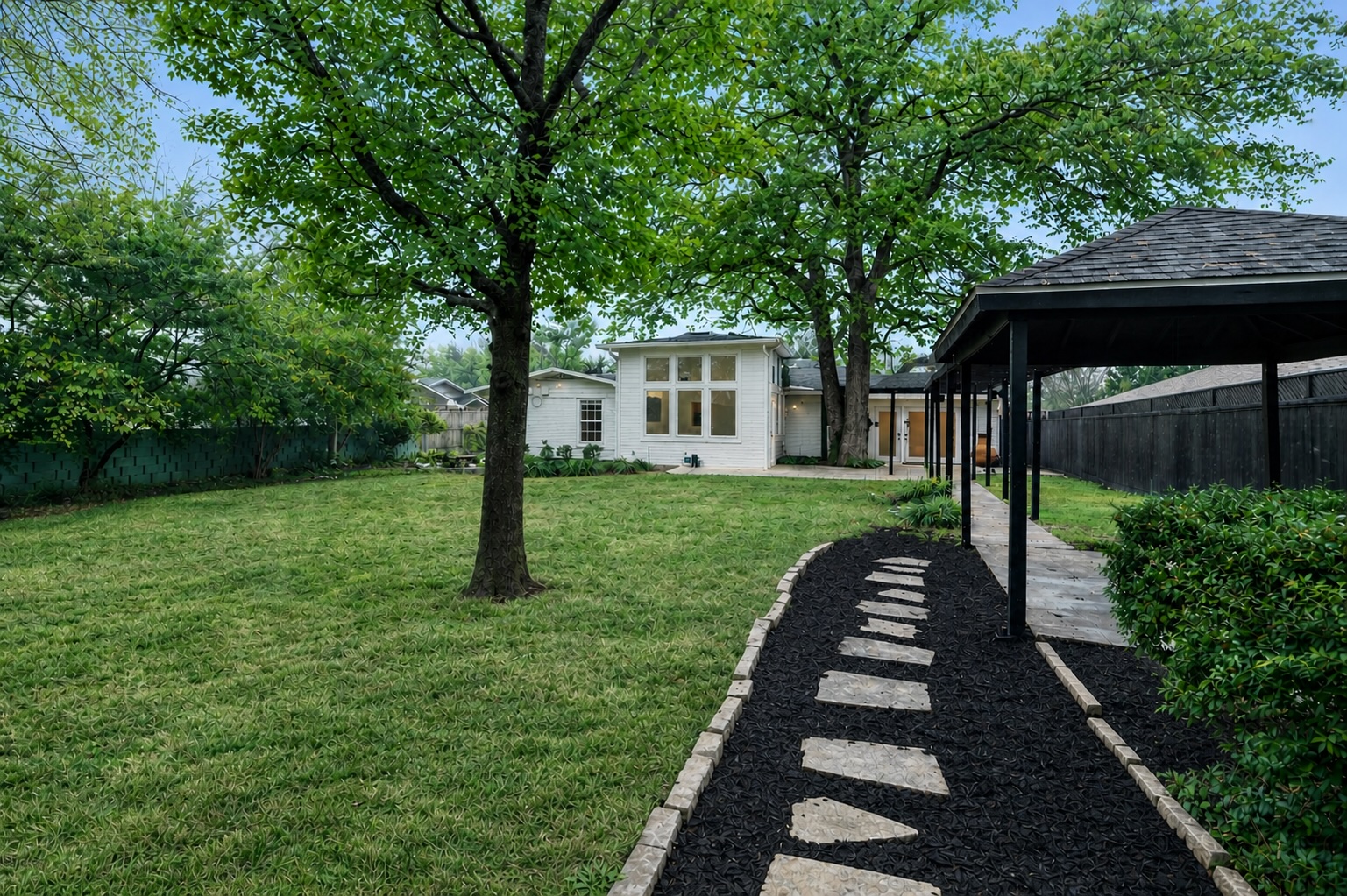 2404 Westover Road Austin, TX 78703 - Photo 12 of 13 a view of a house with backyard