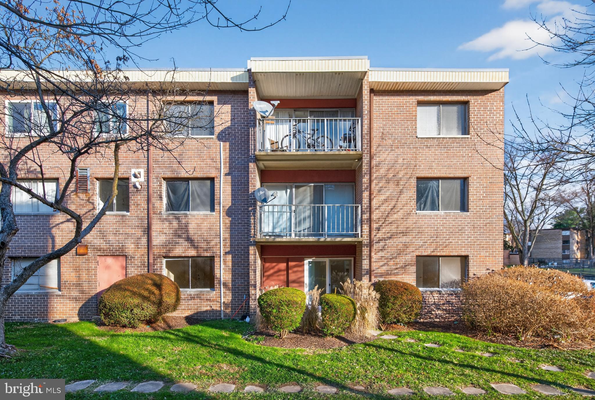 3834 Bel Pre Road, Unit 38341 Silver Spring, MD 20906 - Photo 12 of 12 Rear of building looking back to unit