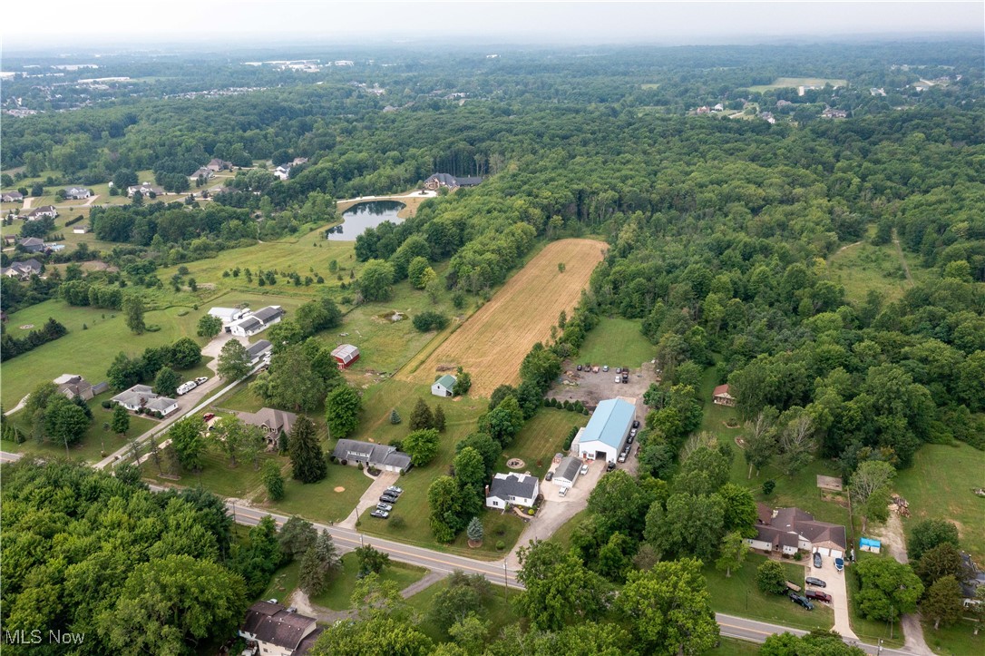 144 Substation Road Brunswick, OH 44212 - Photo 36 of 43 Aerial view of property's location with a forest