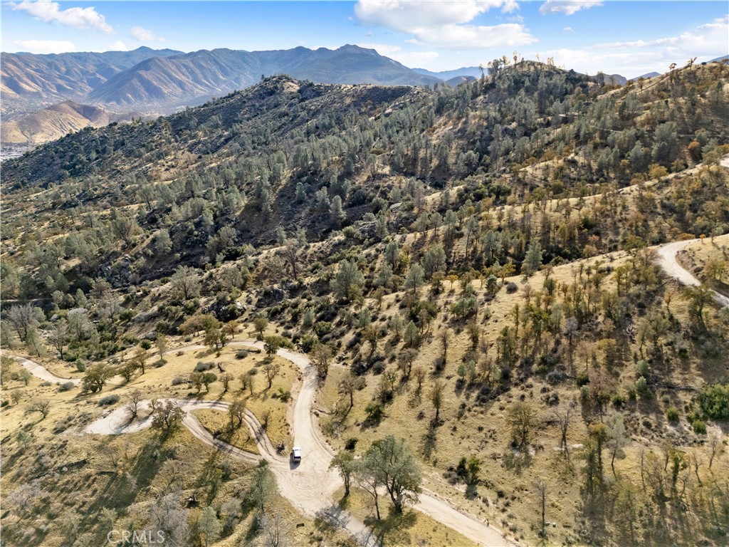 a view of a house with a mountain