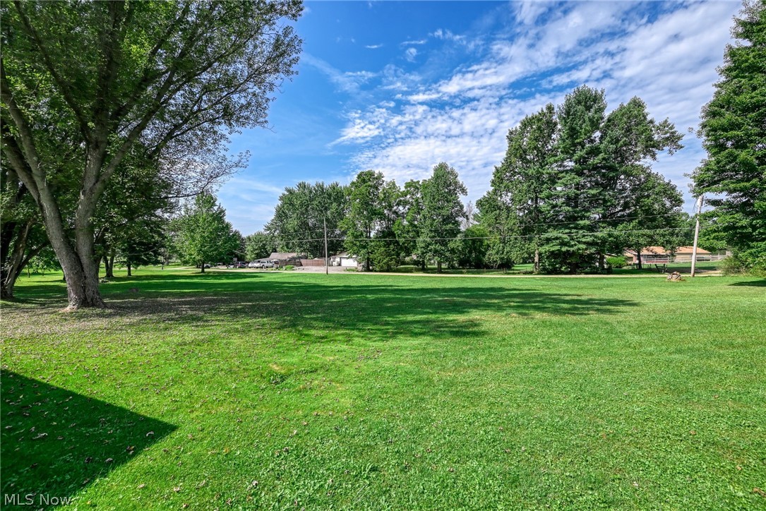 6503 Garrett Road Ravenna, OH 44266 - Photo 29 of 50 Expansive green lawn with mature trees and a clear sky