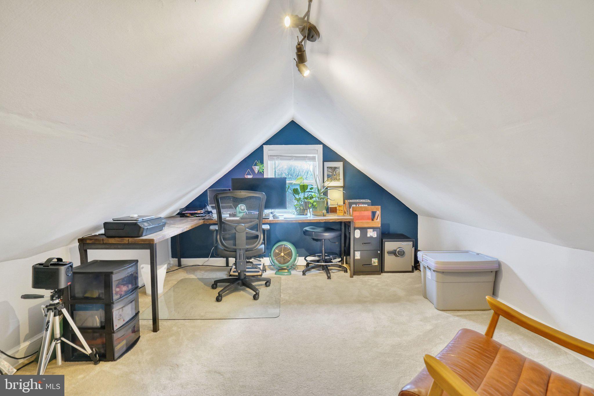 1901 Scroggins Road Alexandria, VA 22302 - Photo 22 of 38 Charming attic workspace with character.
