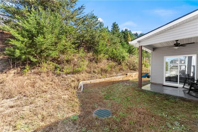 a view of outdoor space and yard