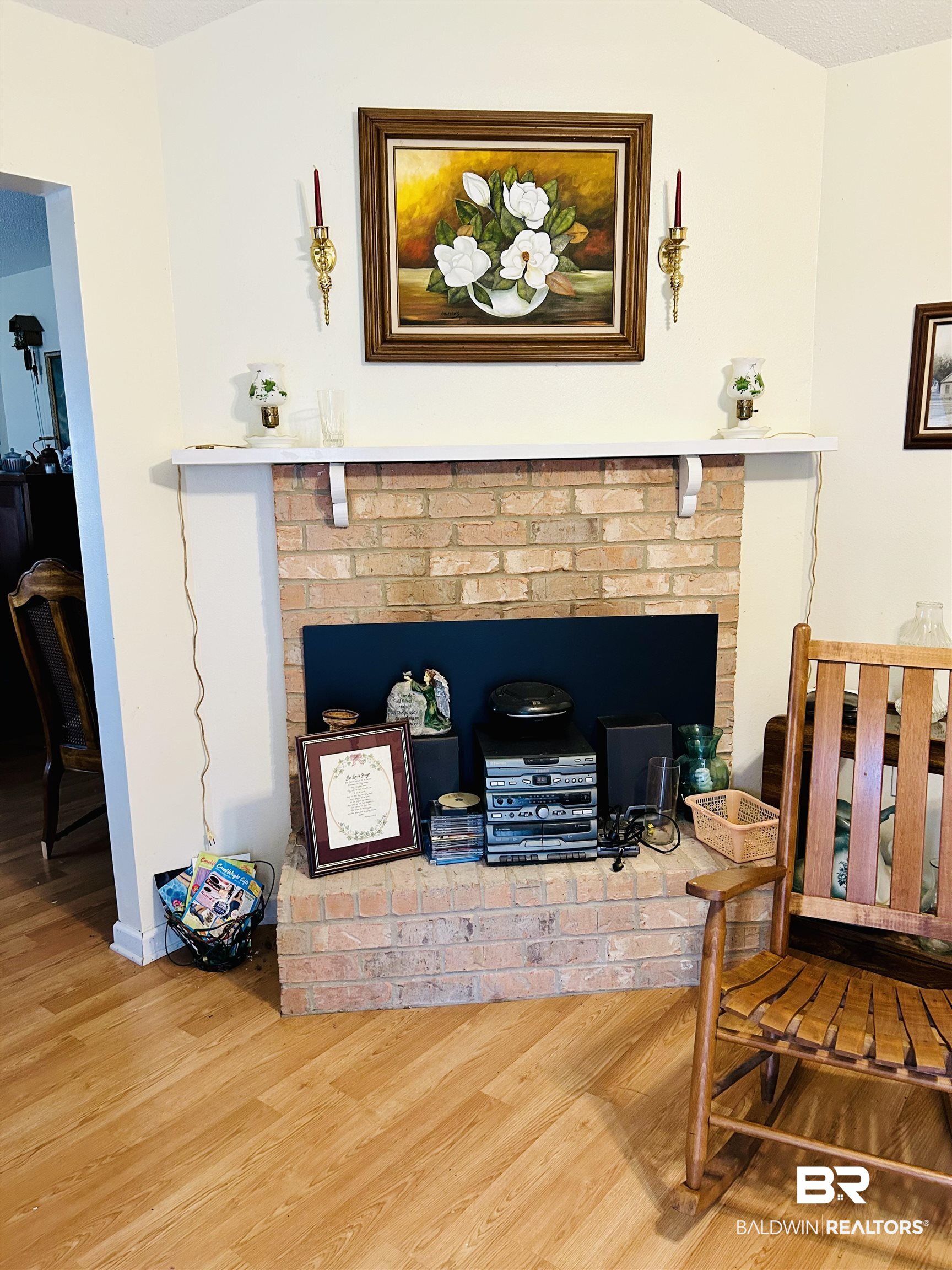 13551 Gaston Loop Road Grand Bay, AL 36541 - Photo 2 of 15 Interior space with hardwood / wood-style floors