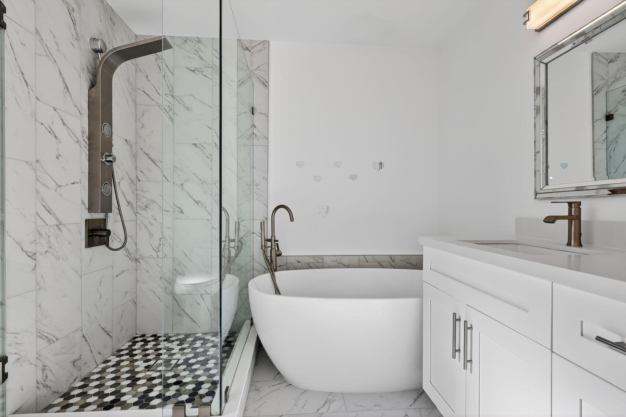 16286 Southwest 47th Manor Miramar, FL 33027 - Photo 27 of 61 a bathroom with a bathtub and shower