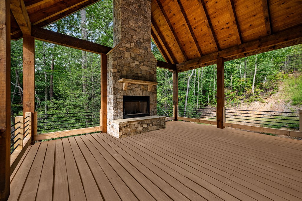 1204 Settler's Ridge Road Ellijay, GA 30540 - Photo 11 of 62 a view of outdoor space with wooden floor and outdoor space
