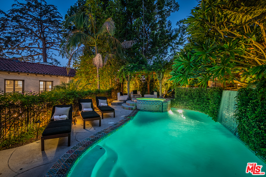 2426 Chislehurst Drive Los Angeles, CA 90027 - Photo 43 of 43 a view of a house with a backyard patio and sitting area