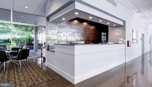 a view of kitchen with furniture and outdoor view