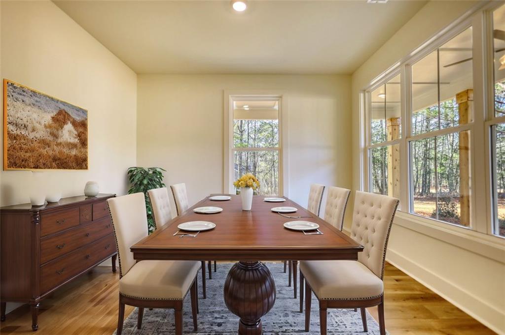 160 Loyd Road Mansfield, GA 30055 - Photo 65 of 82 a view of a dining room with furniture window and outside view