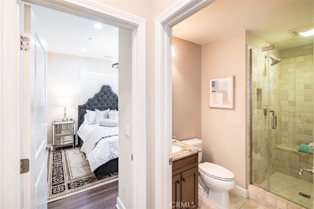 43 Lupari Irvine, CA 92618 - Photo 25 of 68 a bathroom with a sink toilet and shower