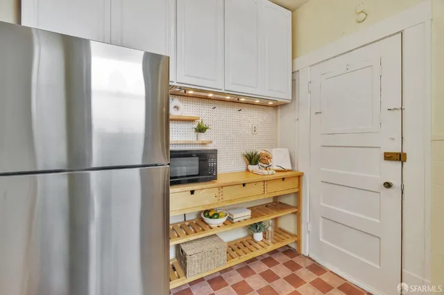 a room with storage and utility