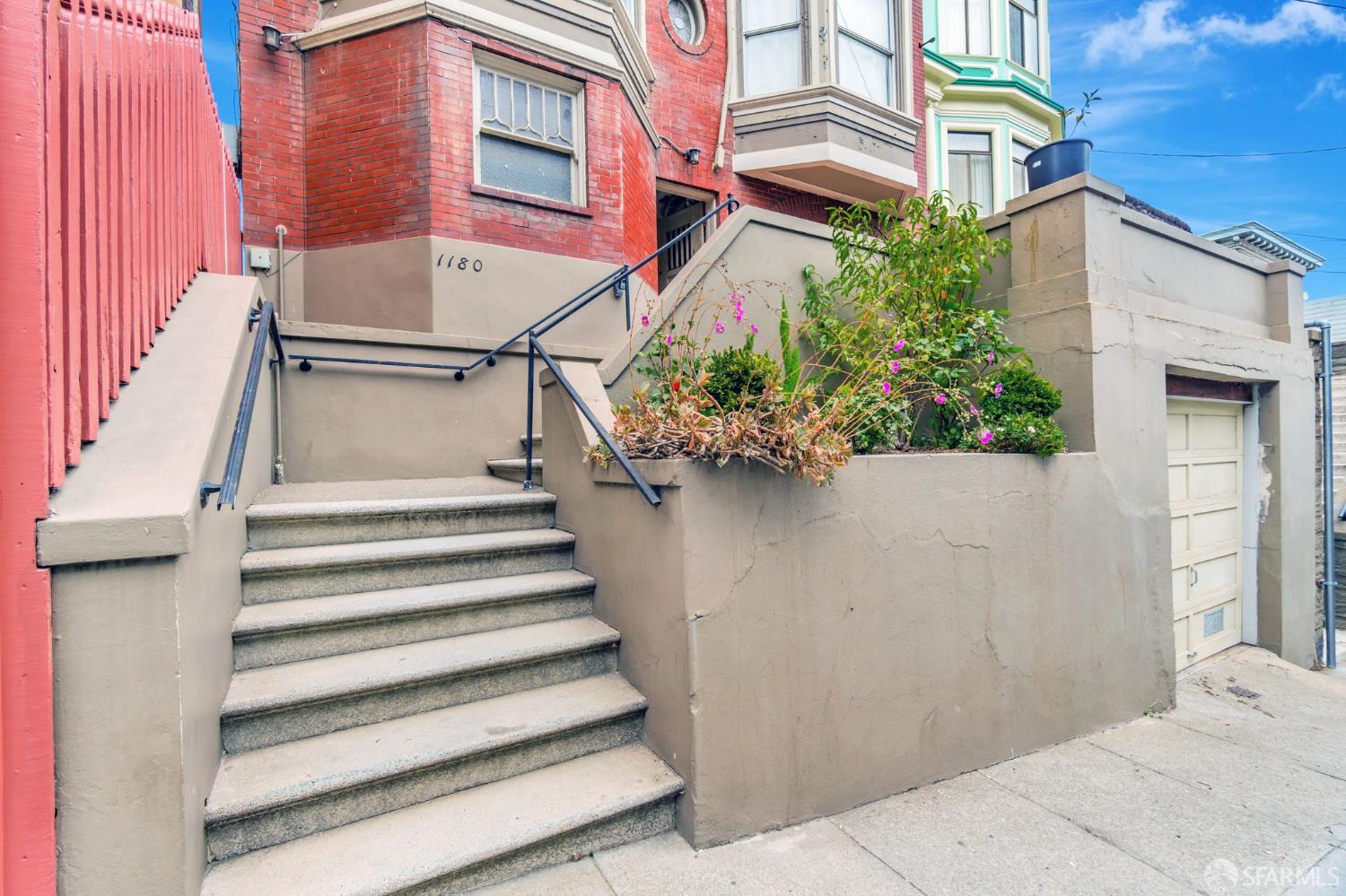 1180 Jackson Street, Unit 6 San Francisco, CA 94109 - Photo 43 of 48 front view of a house with a potted plant