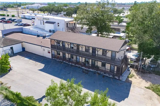 a view of a house with roof deck