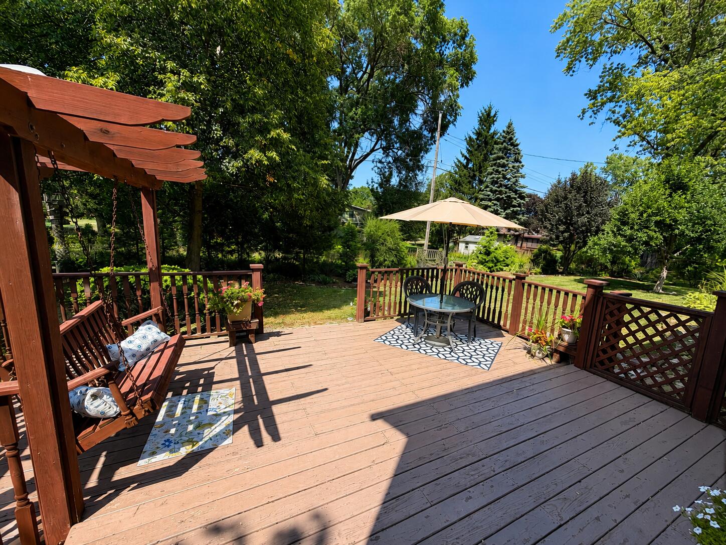 15130 West Burleigh Road Brookfield, WI 53005 - Photo 22 of 28 Back Deck