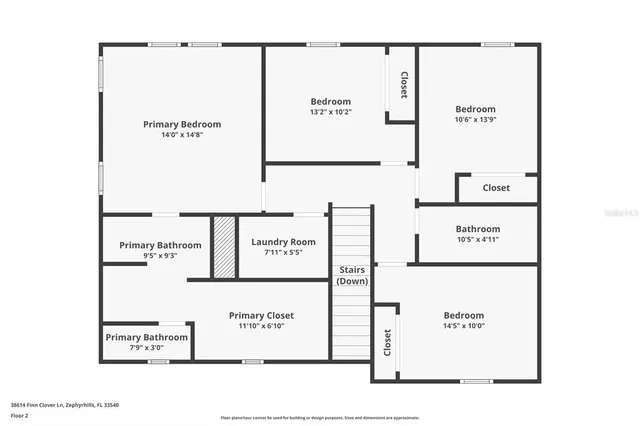 $2,300 | 38614 Finn Clover Lane, Zephyrhills, FL 33540