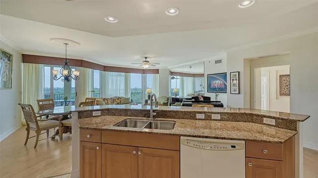 a view of a swimming pool with a garden