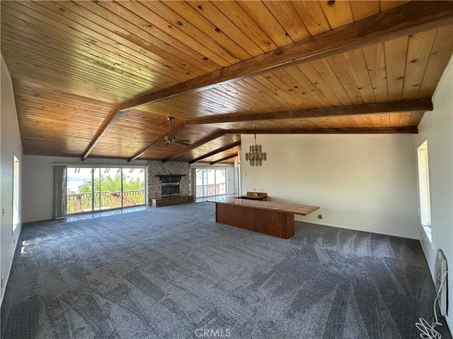 a view of hallway with stairs