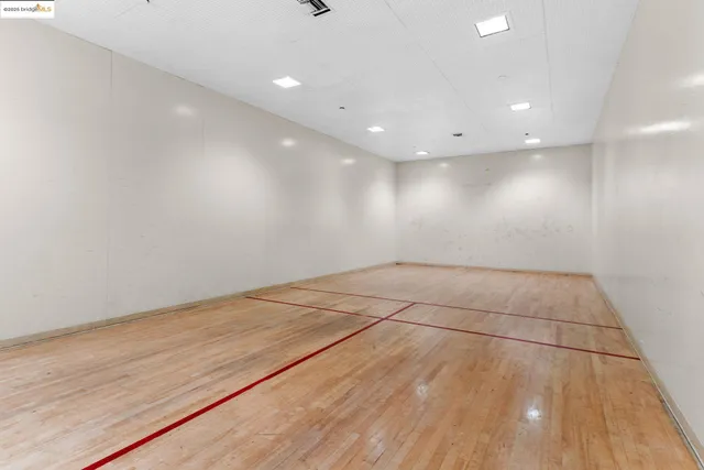 a room with pool tables