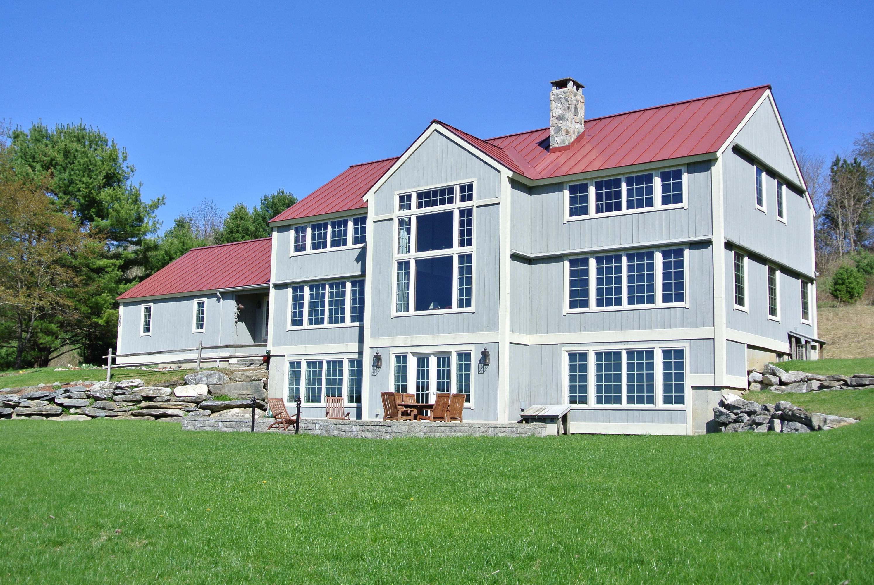 58 Swamp Road West Stockbridge, MA 01266 - Photo 18 of 21 a front view of a house with a garden