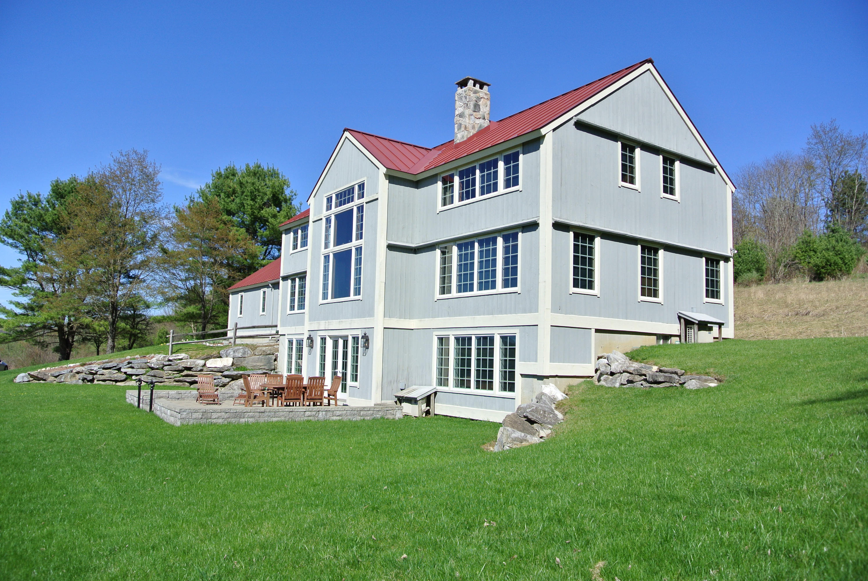 58 Swamp Road West Stockbridge, MA 01266 - Photo 19 of 21 a front view of a house with a garden