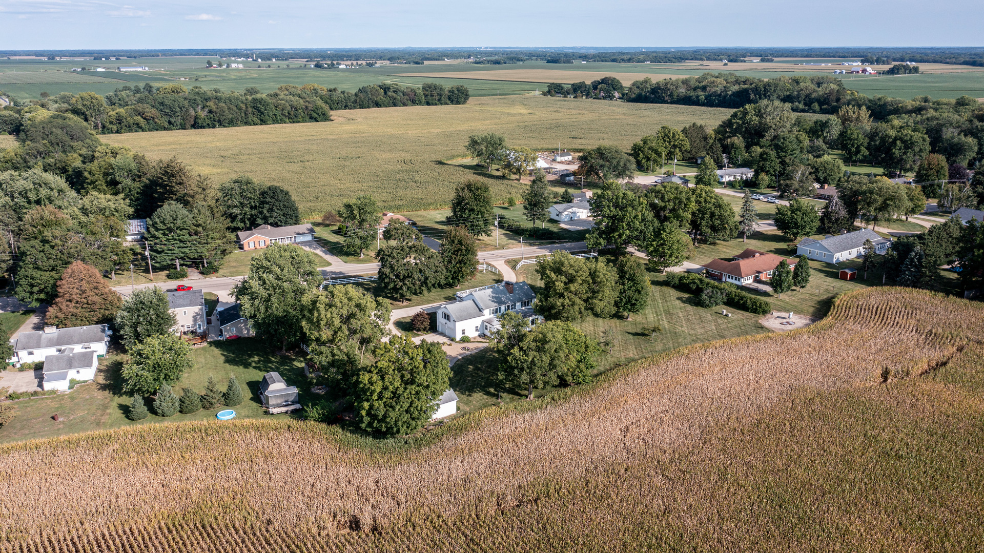 1840 South Main Street Princeton, IL 61356 - Photo 47 of 51 an aerial view of a houses with lake view