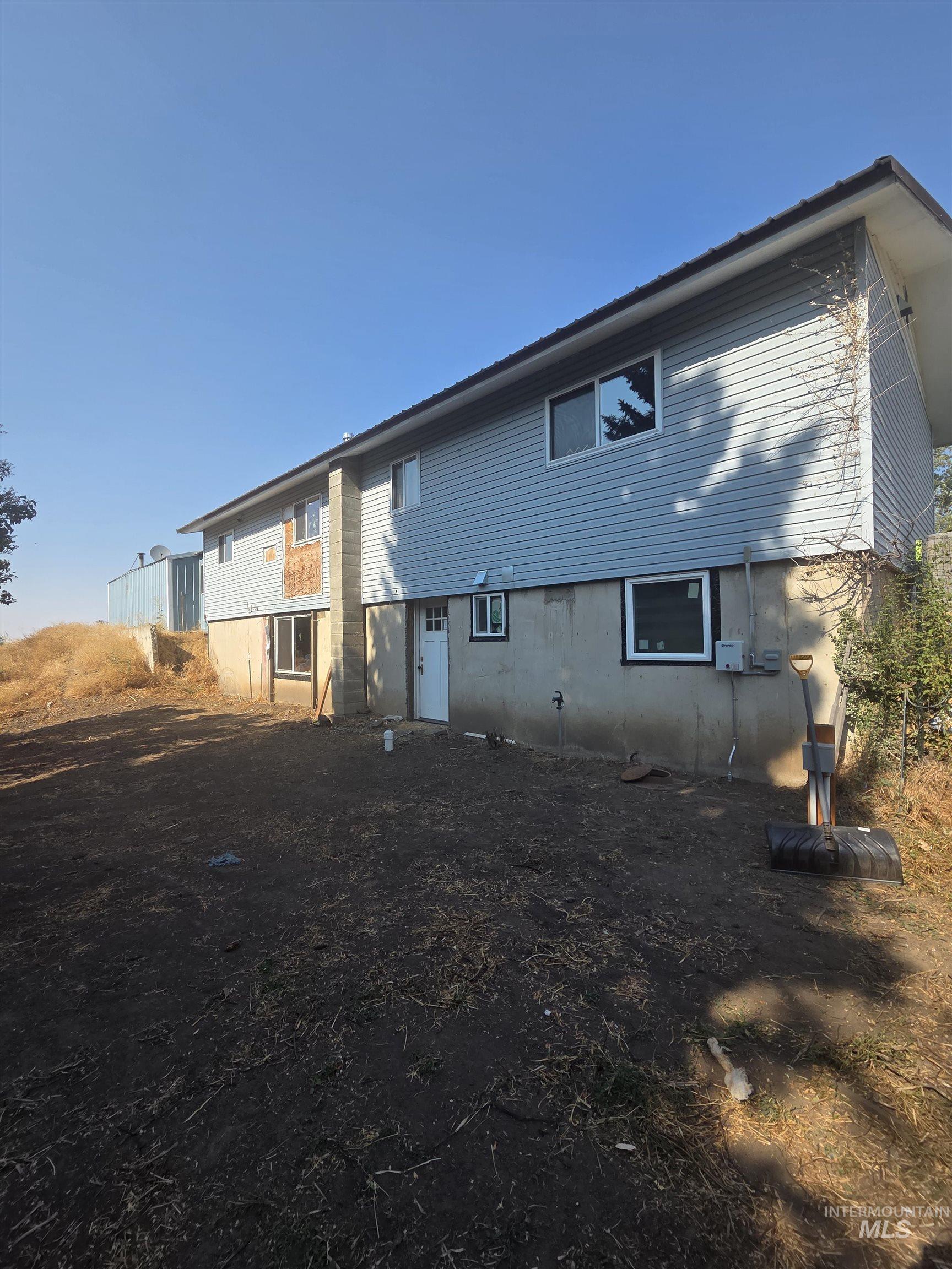 Rear view of house