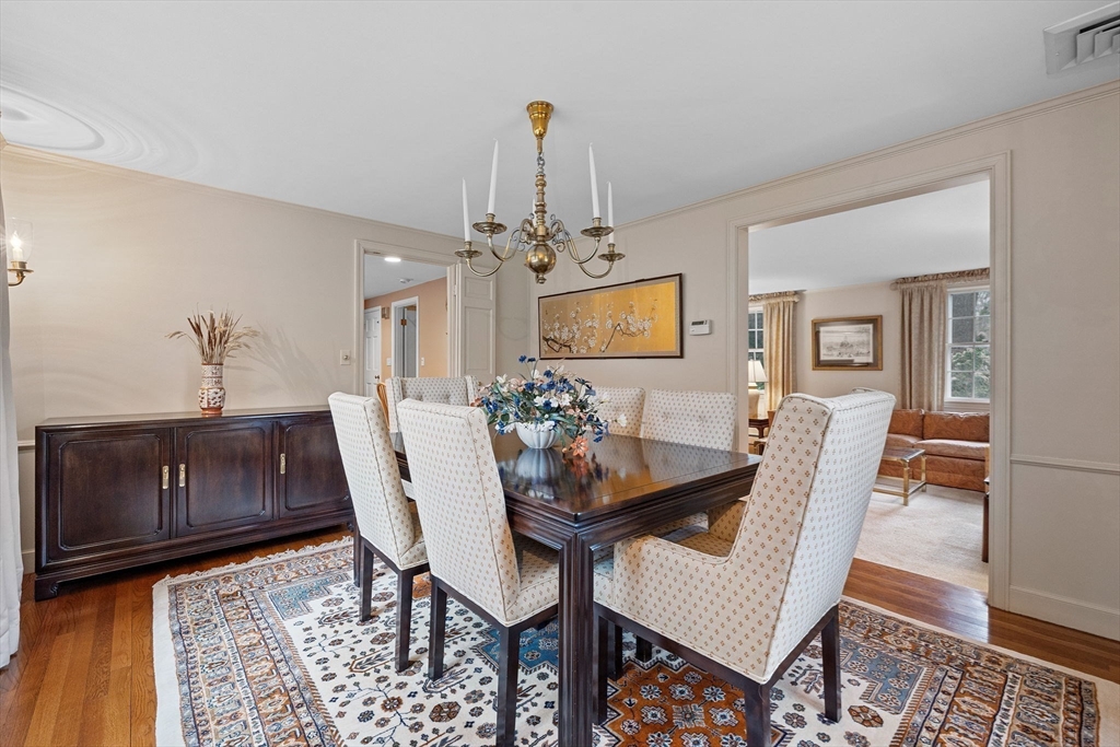 13 Townsend Road Lynnfield, MA 01940 - Photo 8 of 37 a view of a dining room with furniture and wooden floor