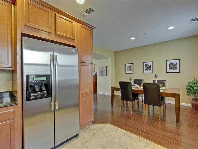 247 Peppermint Tree Terrace, Unit 3 Sunnyvale, CA 94086 - Photo 9 of 25 a view of kitchen with furniture and refrigerator