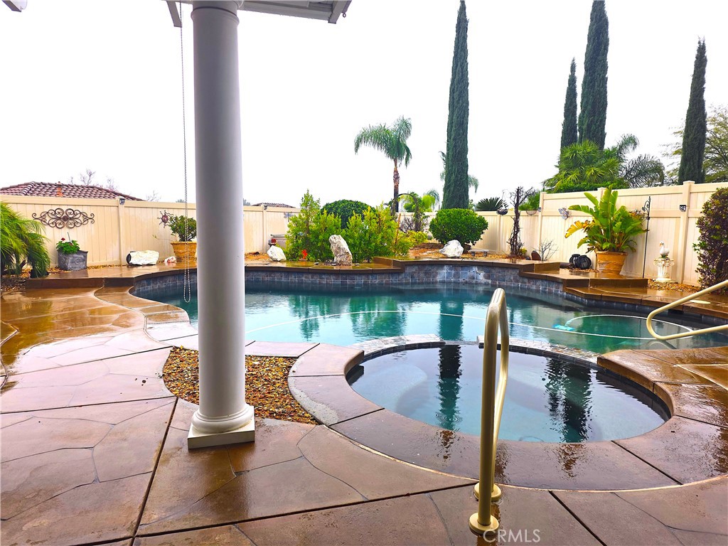 1577 Valhalla Court Beaumont, CA 92223 - Photo 44 of 52 Salt Water Pool & Spa/Jacuzzi