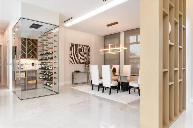 a bedroom with furniture and wooden floor