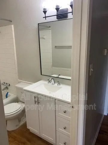 a bathroom with a sink and a toilet