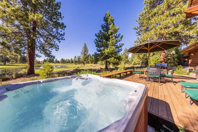 a view of outdoor space with seating