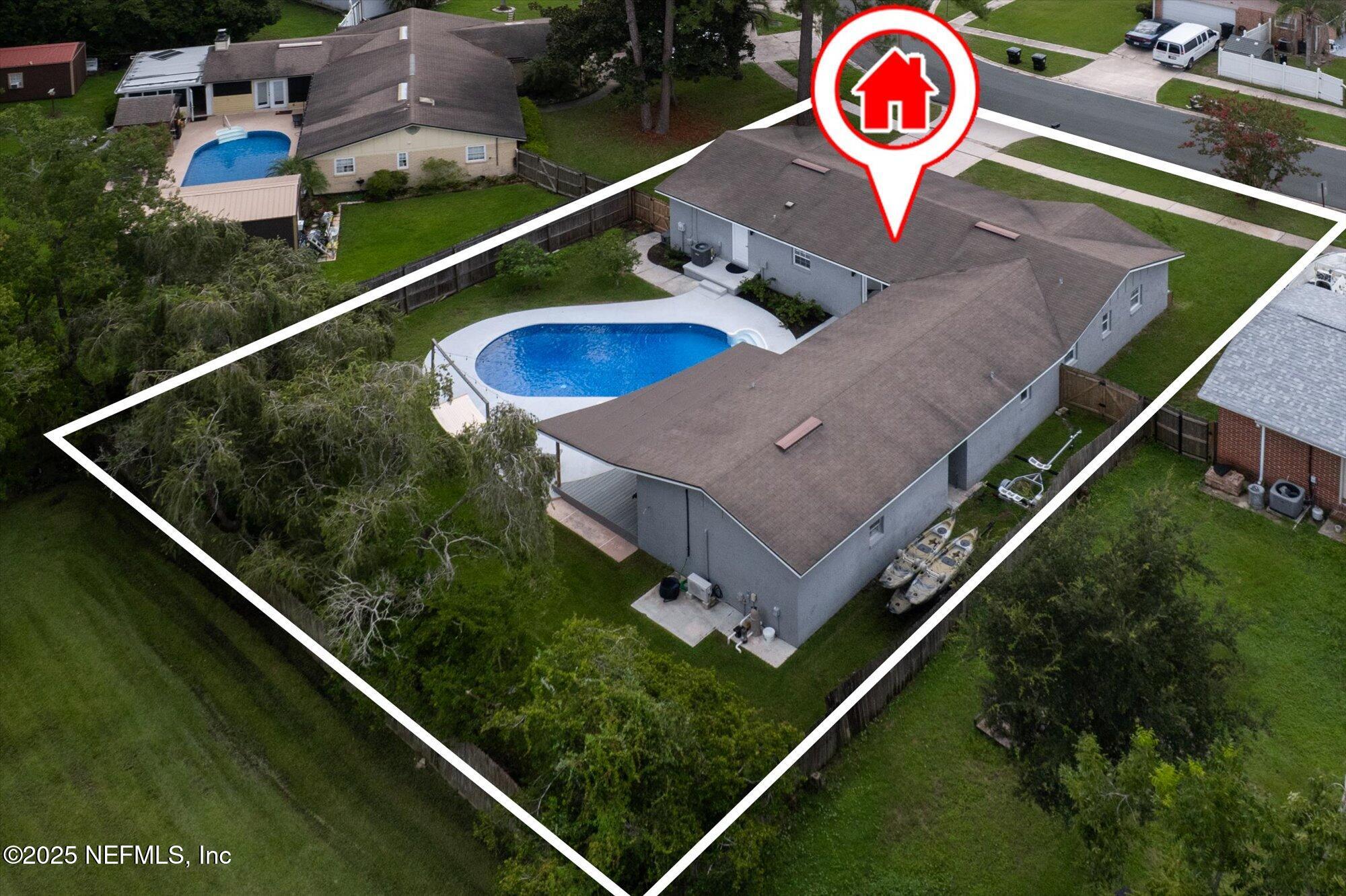 939 Grove Park Drive North Orange Park, FL 32073 - Photo 10 of 57 an aerial view of a house