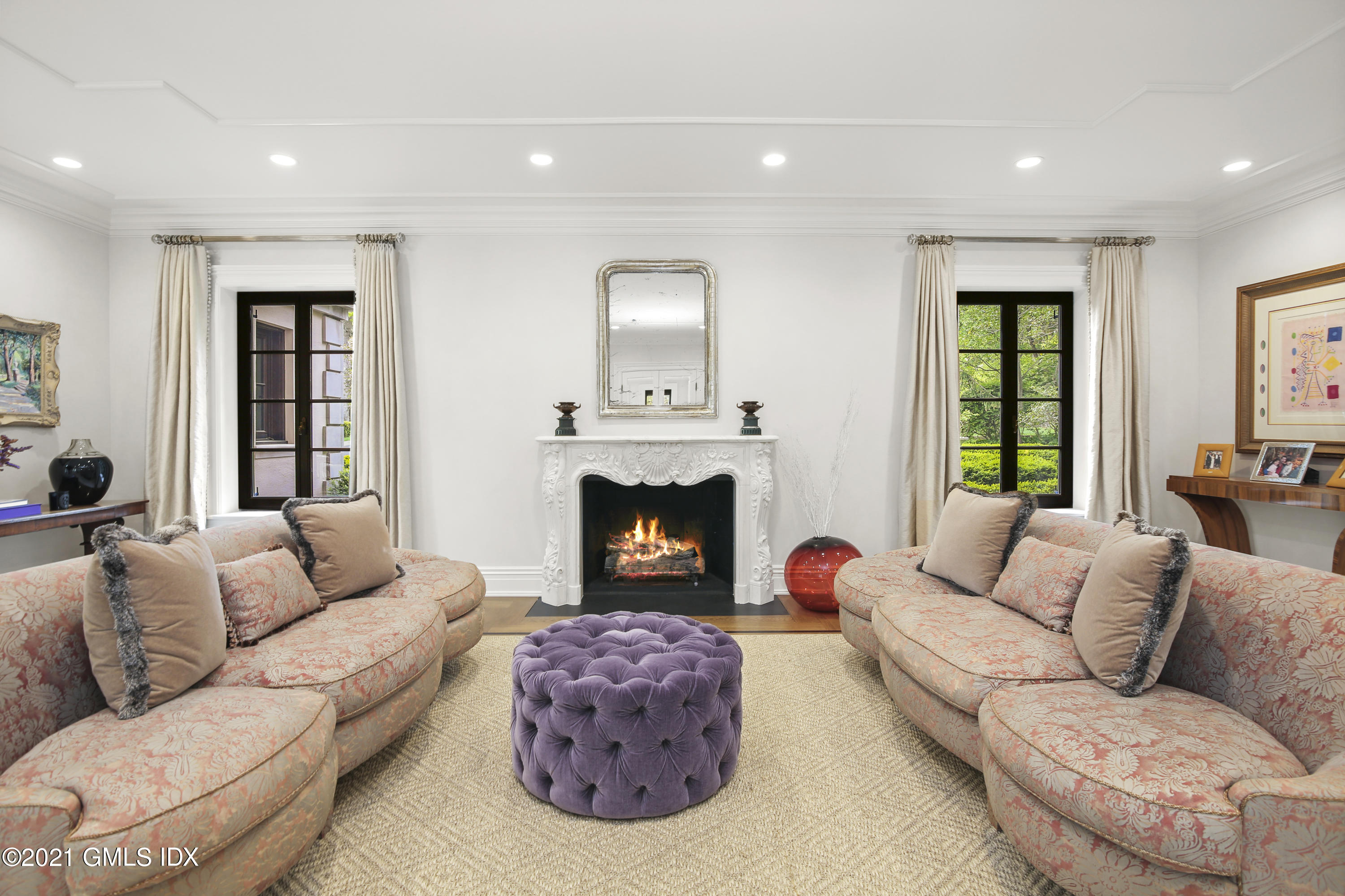 200 Stanwich Road Greenwich, CT 06830 - Photo 15 of 80 a living room with furniture and a fireplace