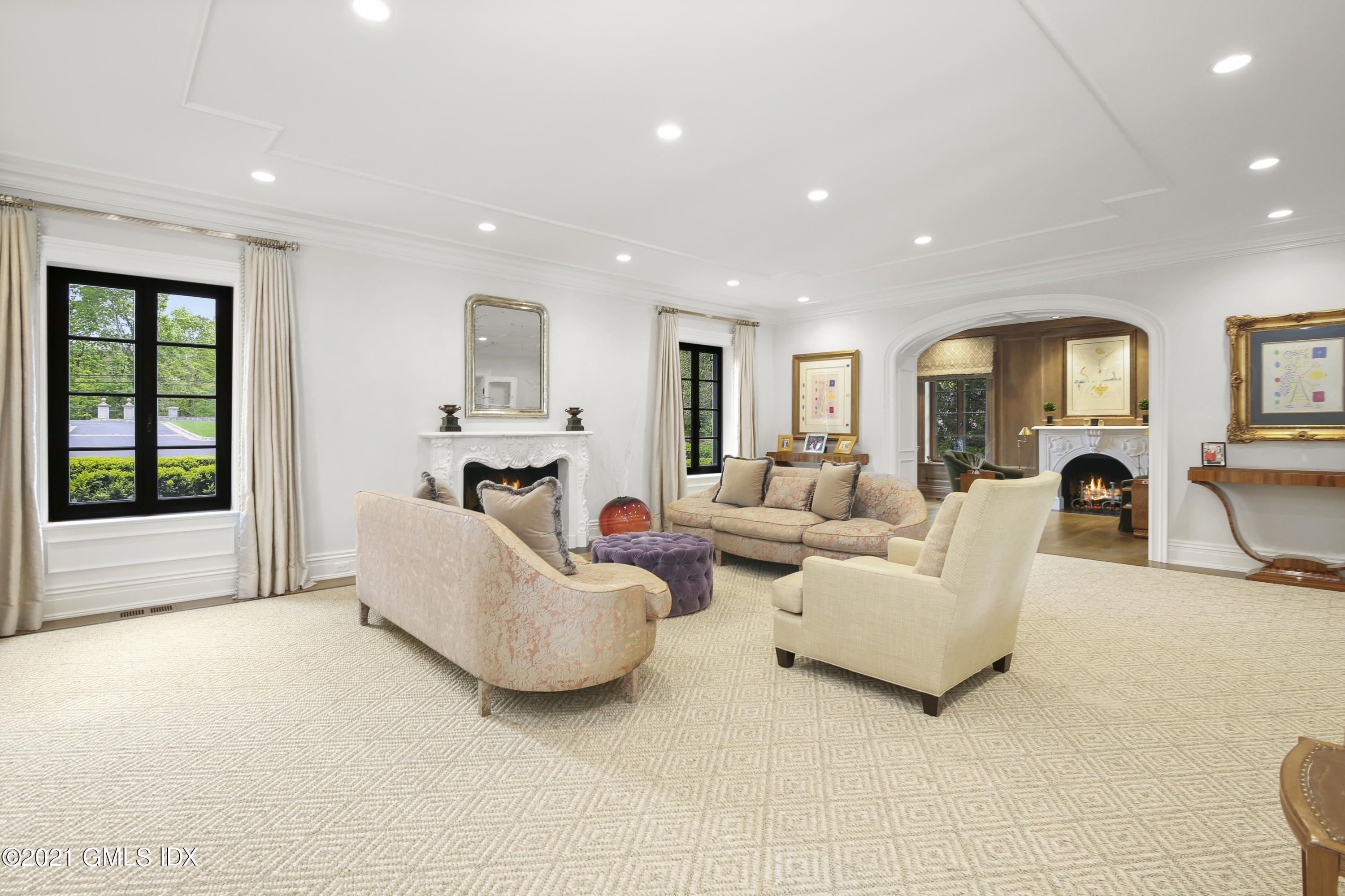 200 Stanwich Road Greenwich, CT 06830 - Photo 16 of 80 a living room with furniture white walls and white walls