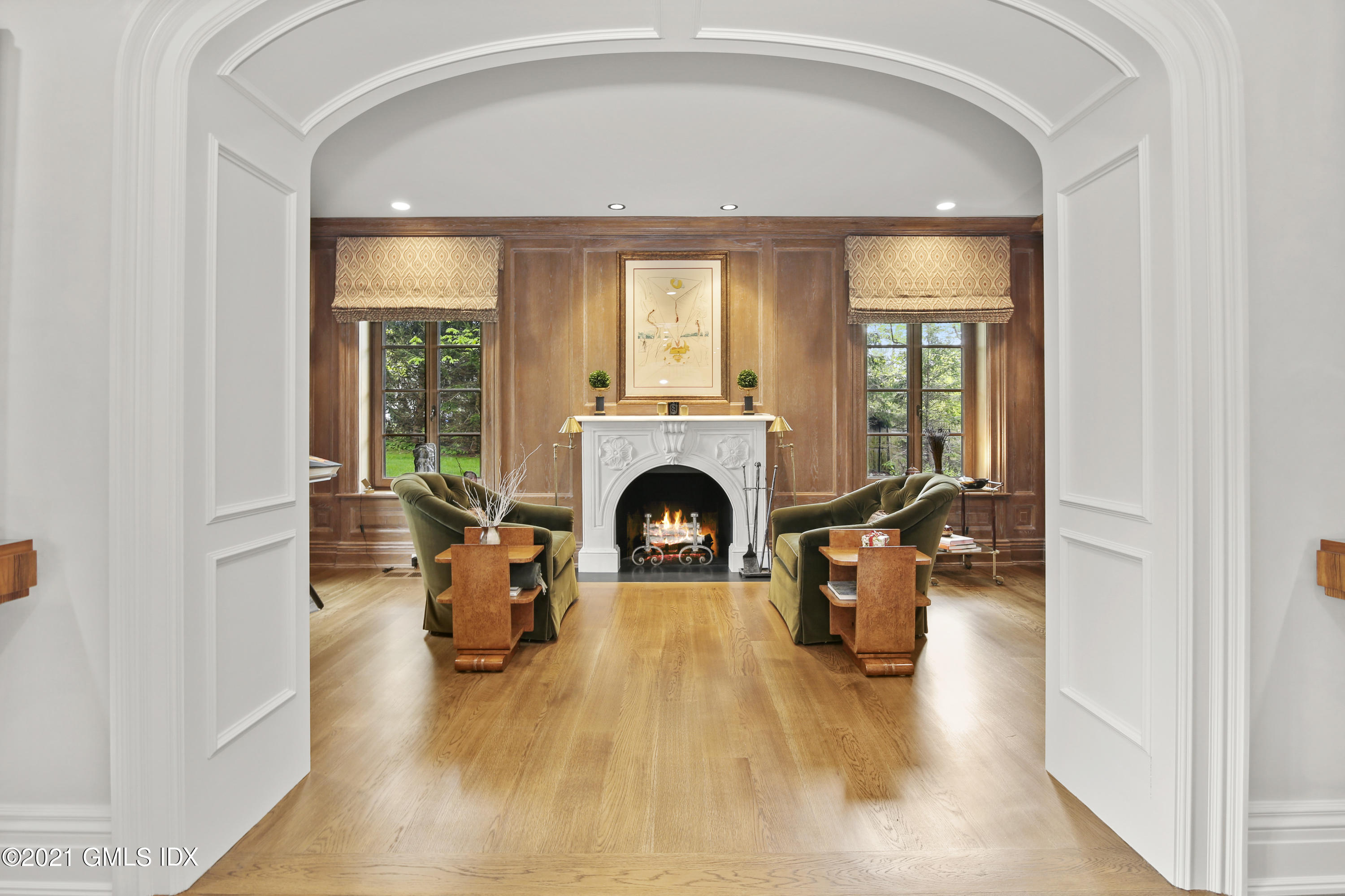 200 Stanwich Road Greenwich, CT 06830 - Photo 17 of 80 a living room with furniture and a fireplace