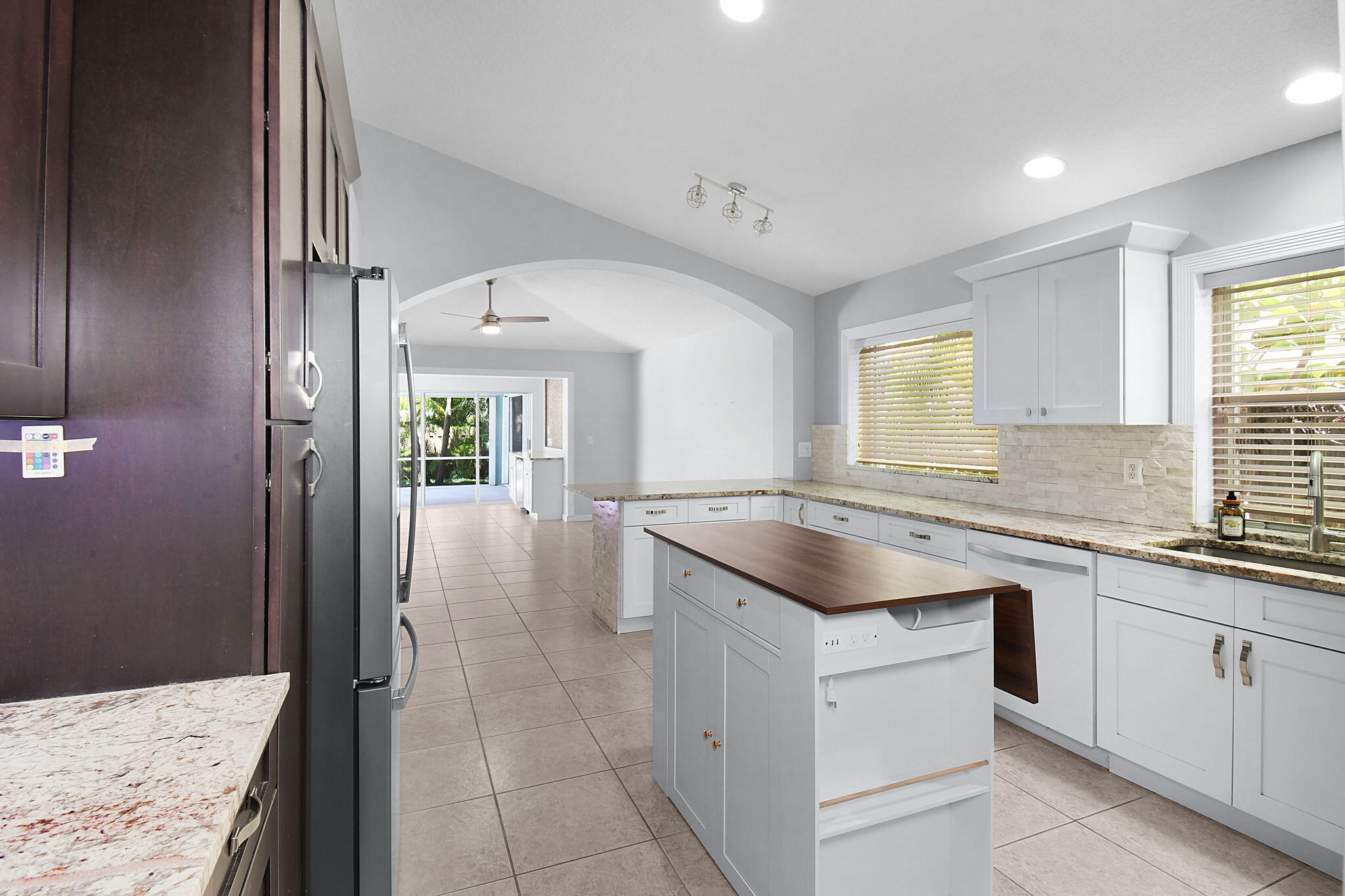 1959 Northwest Marsh Rabbit Lane Jensen Beach, FL 34957 - Photo 8 of 46 Kitchen With Island