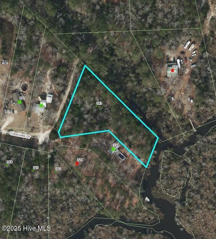 323 Clearview Drive Holly Ridge, NC 28445 - Photo 4 of 16 County Tax Overview Map