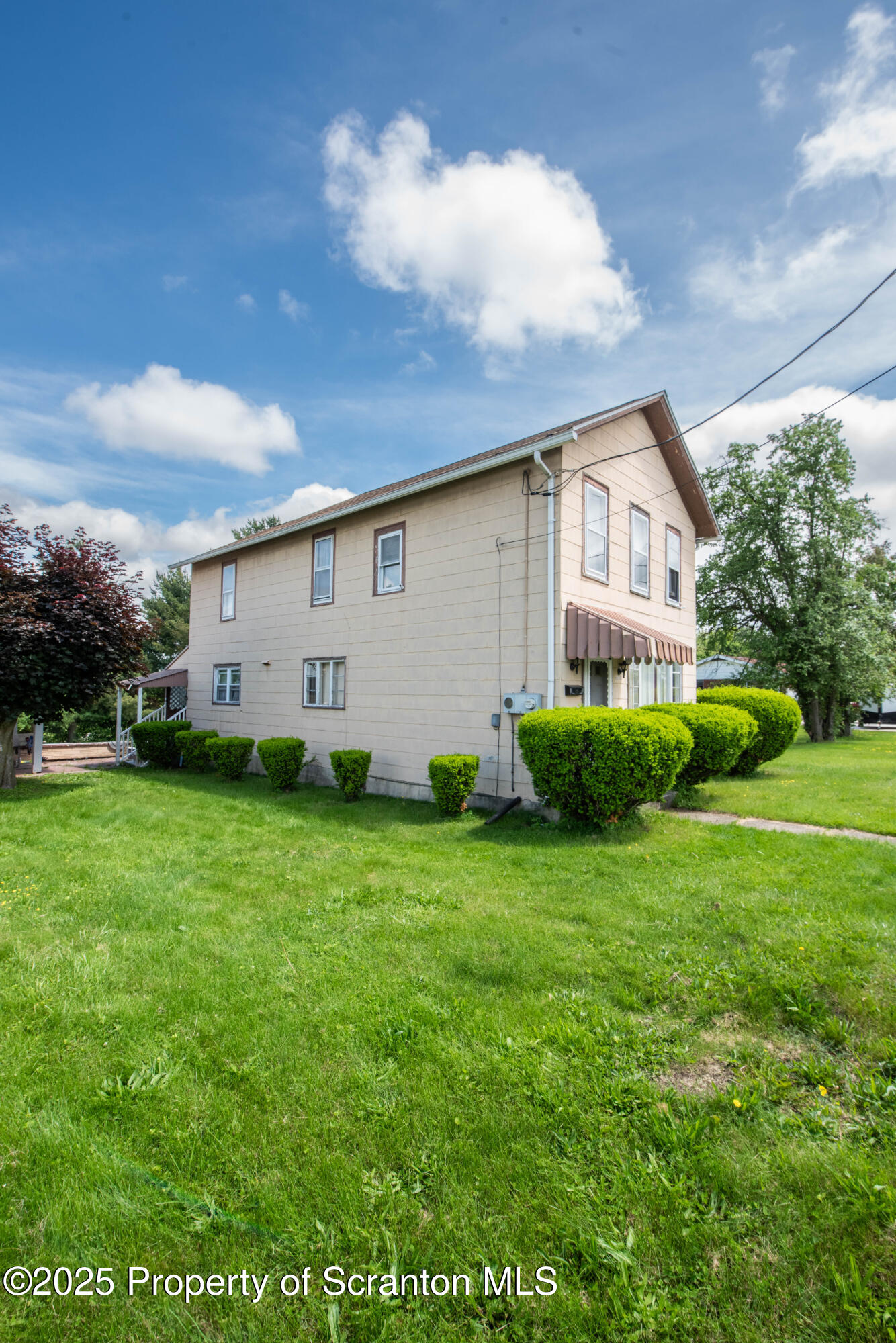 1010 Wood Street Old Forge, PA 18518 - Photo 8 of 38 a view of a house with backyard