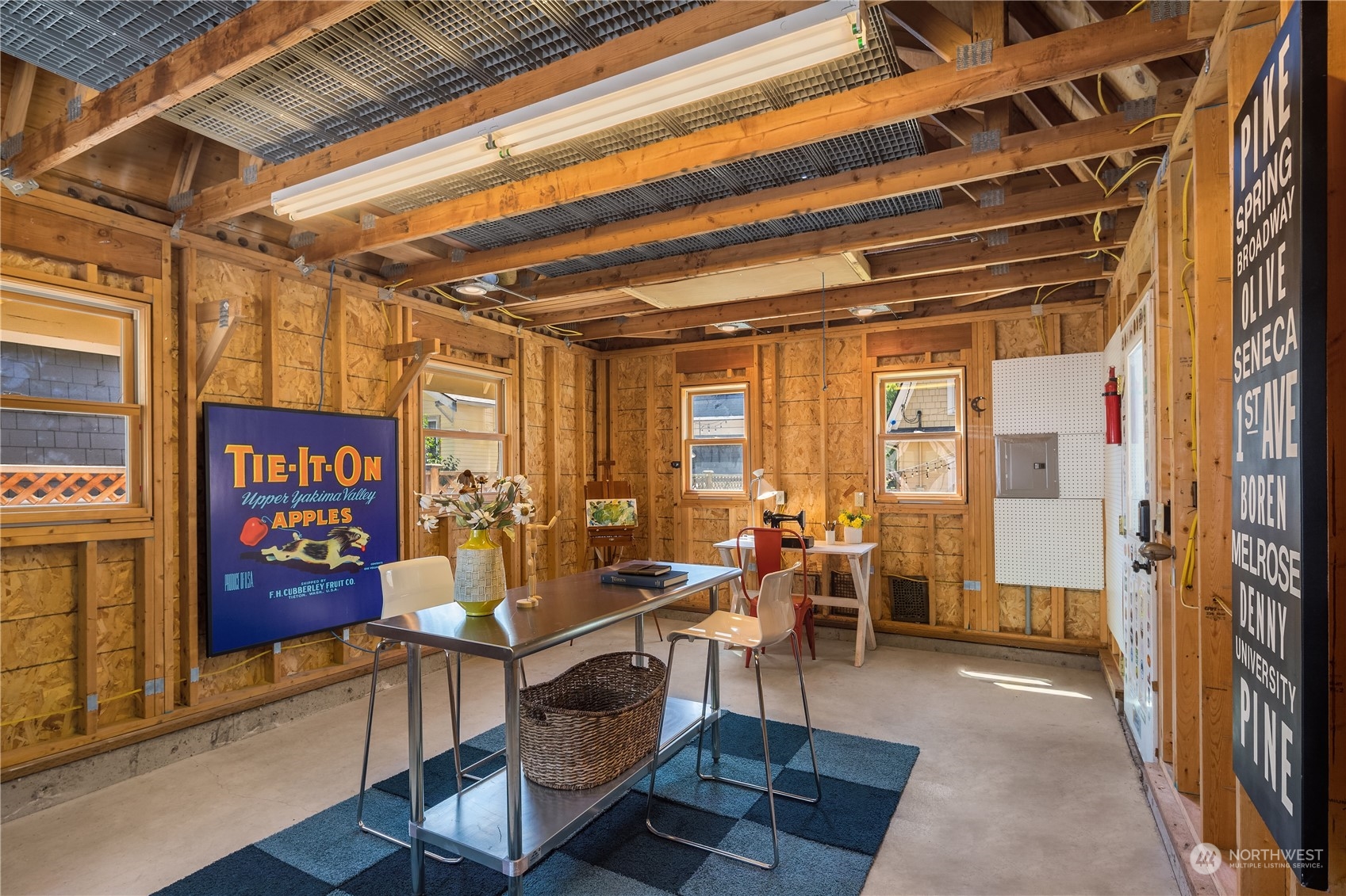 2536 1st Avenue West Seattle, WA 98119 - Photo 26 of 27 a view of a livingroom with furniture and floor to ceiling window