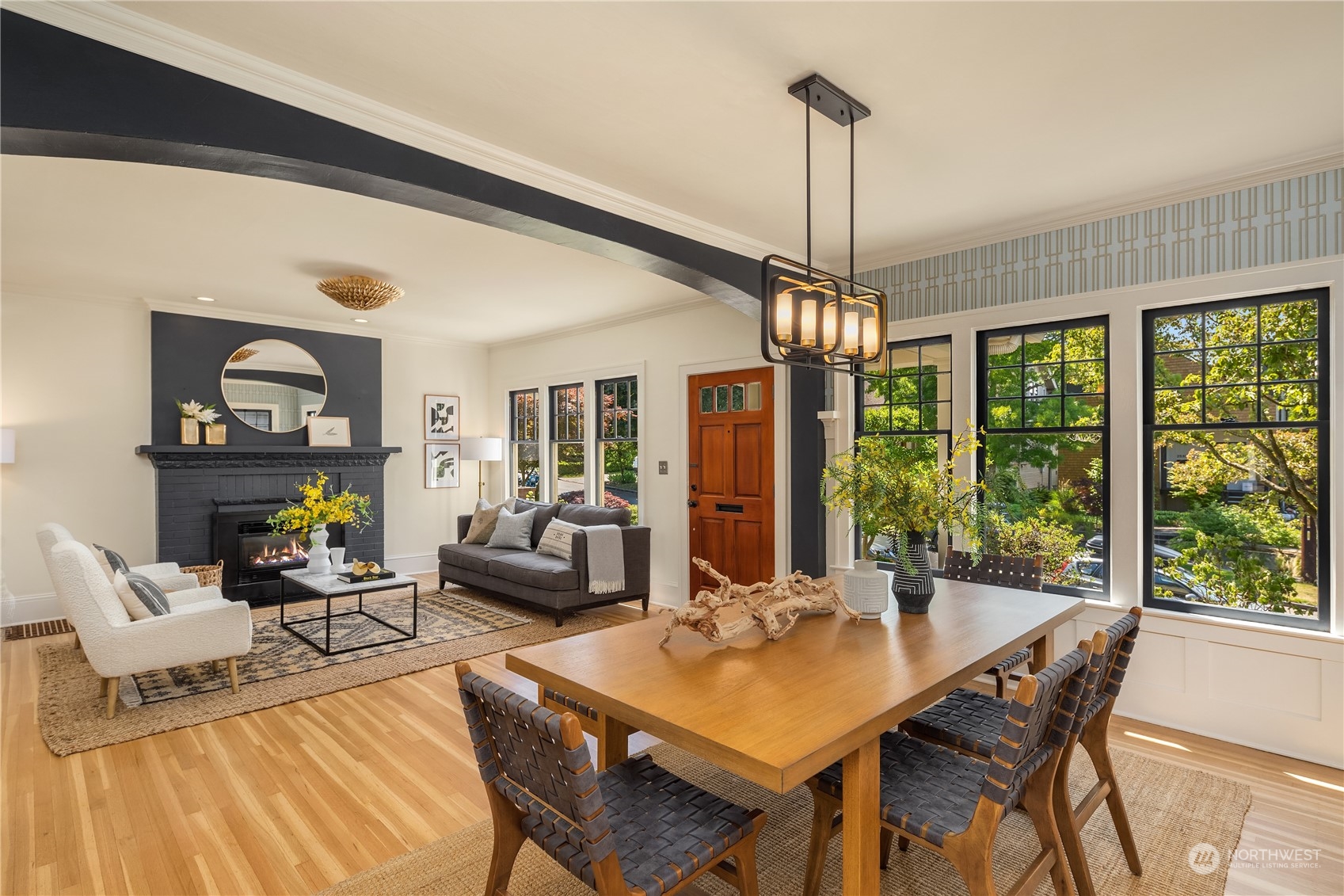 2536 1st Avenue West Seattle, WA 98119 - Photo 9 of 27 a view of a dining room with furniture window and outside view