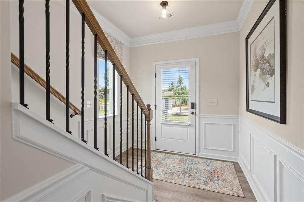 80 Cove Road Ringgold, GA 30736 - Photo 3 of 37 a view of an entryway with wooden floor