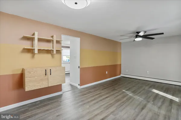 a view of an empty room