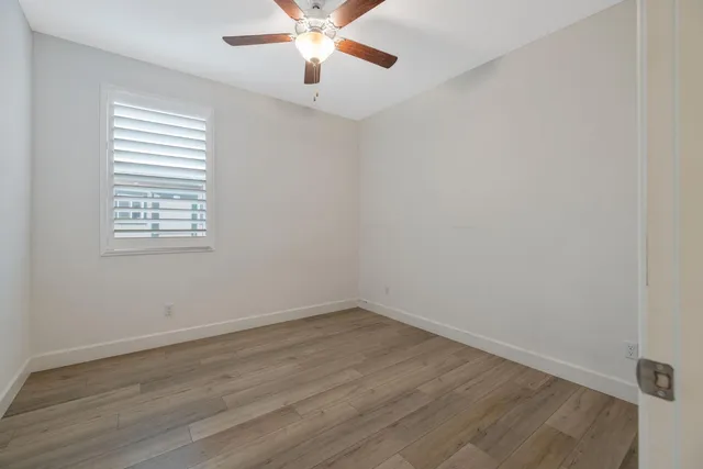 a view of a backyard with a garden