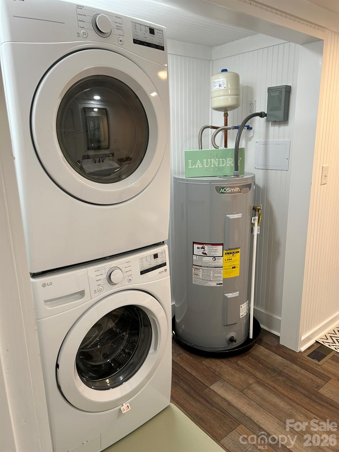 464 Hamrick Road Mooresboro, NC 28114 - Photo 27 of 47 a utility room with dryer and washer