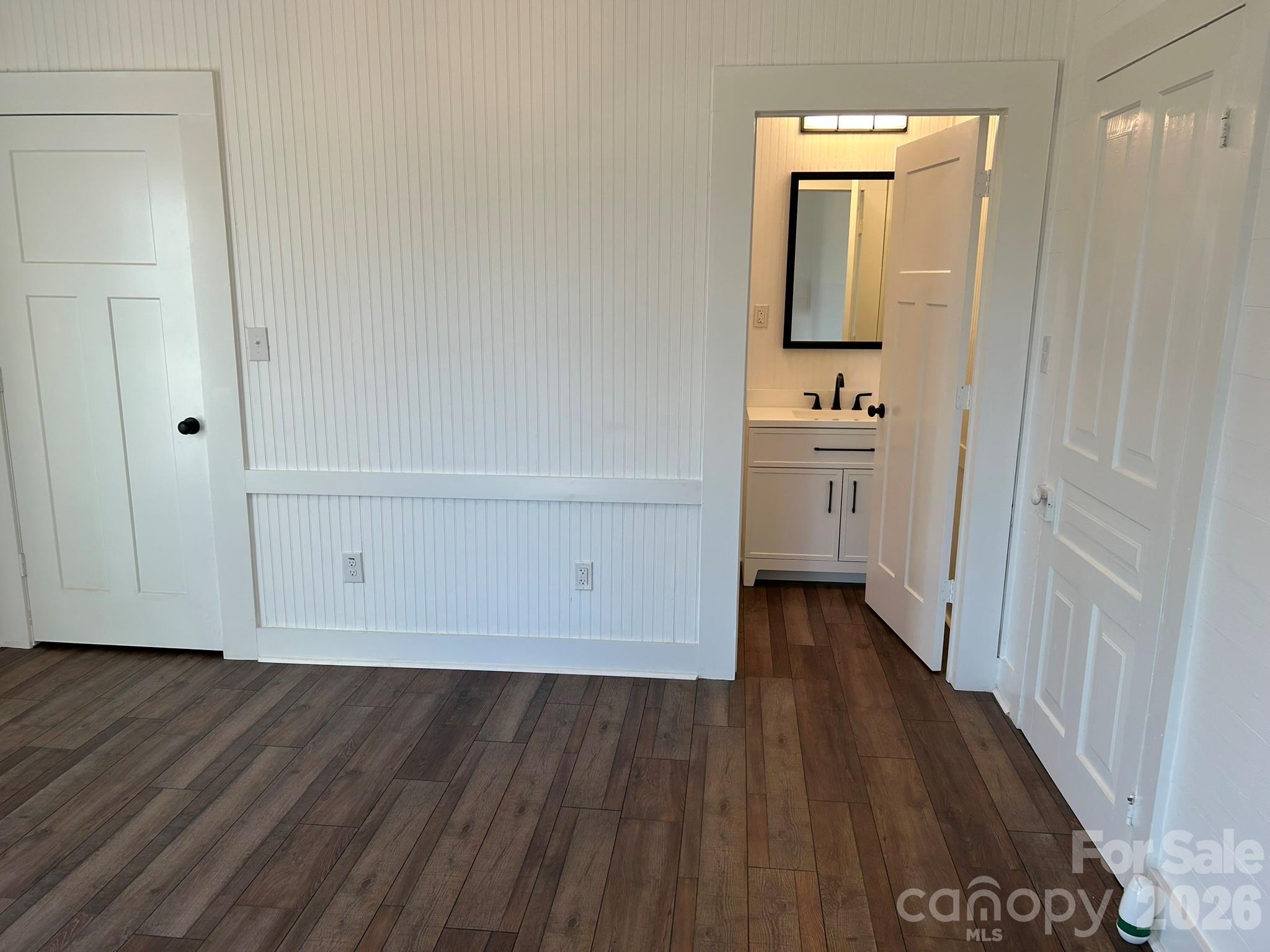 464 Hamrick Road Mooresboro, NC 28114 - Photo 40 of 47 a view of a room with wooden floor and closet