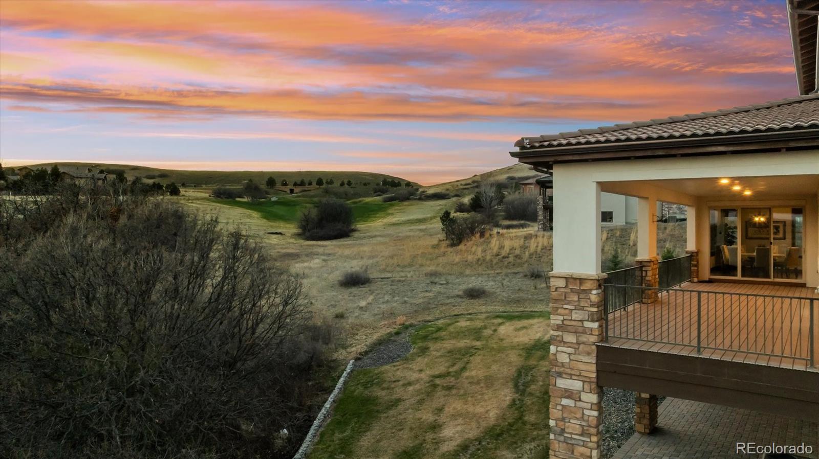 4698 Bandera Place Parker, CO 80134 - Photo 39 of 43 a view of a balcony with an outdoor space