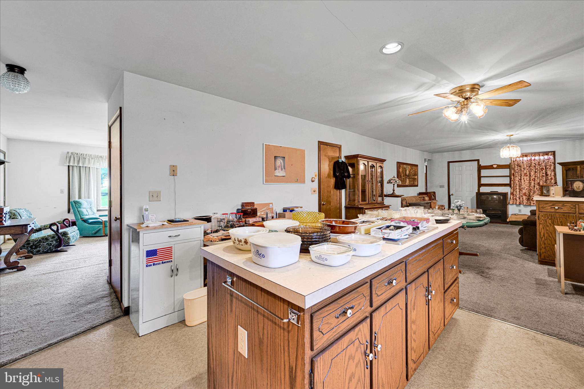 91 Williams Road Myerstown, PA 17067 - Photo 13 of 40 a view of a kitchen with a stove and a refrigerator