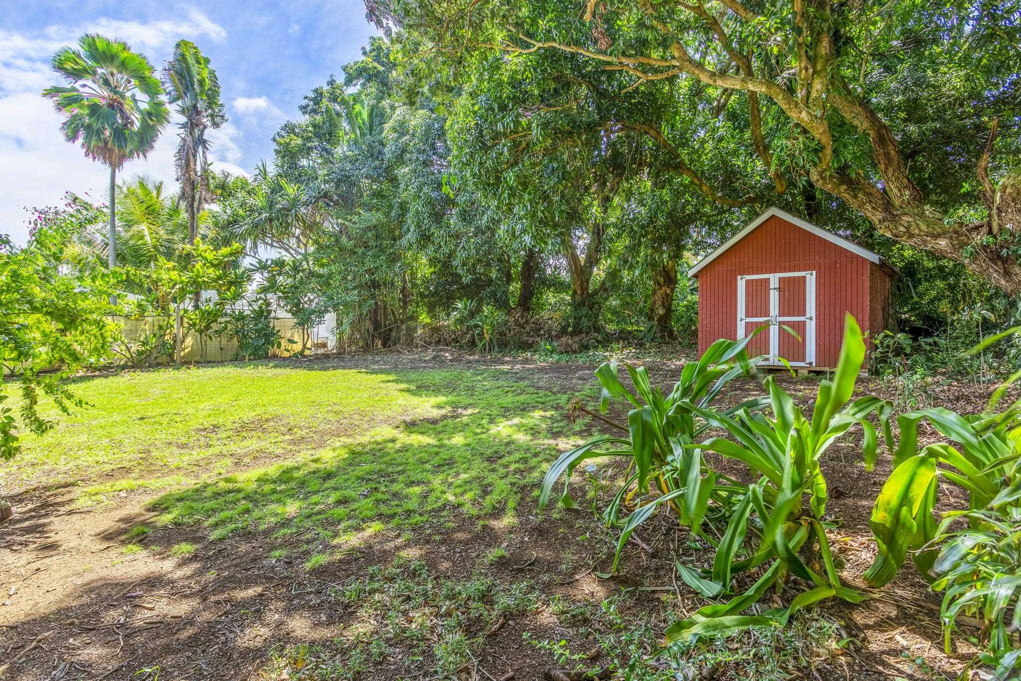 815 Kuulei Street Haiku, HI 96708 - Photo 21 of 25 a view of a yard in front of a house with a yard