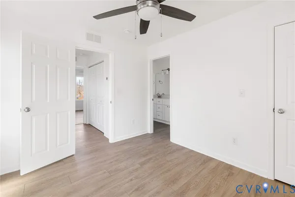 wooden floor in an empty room